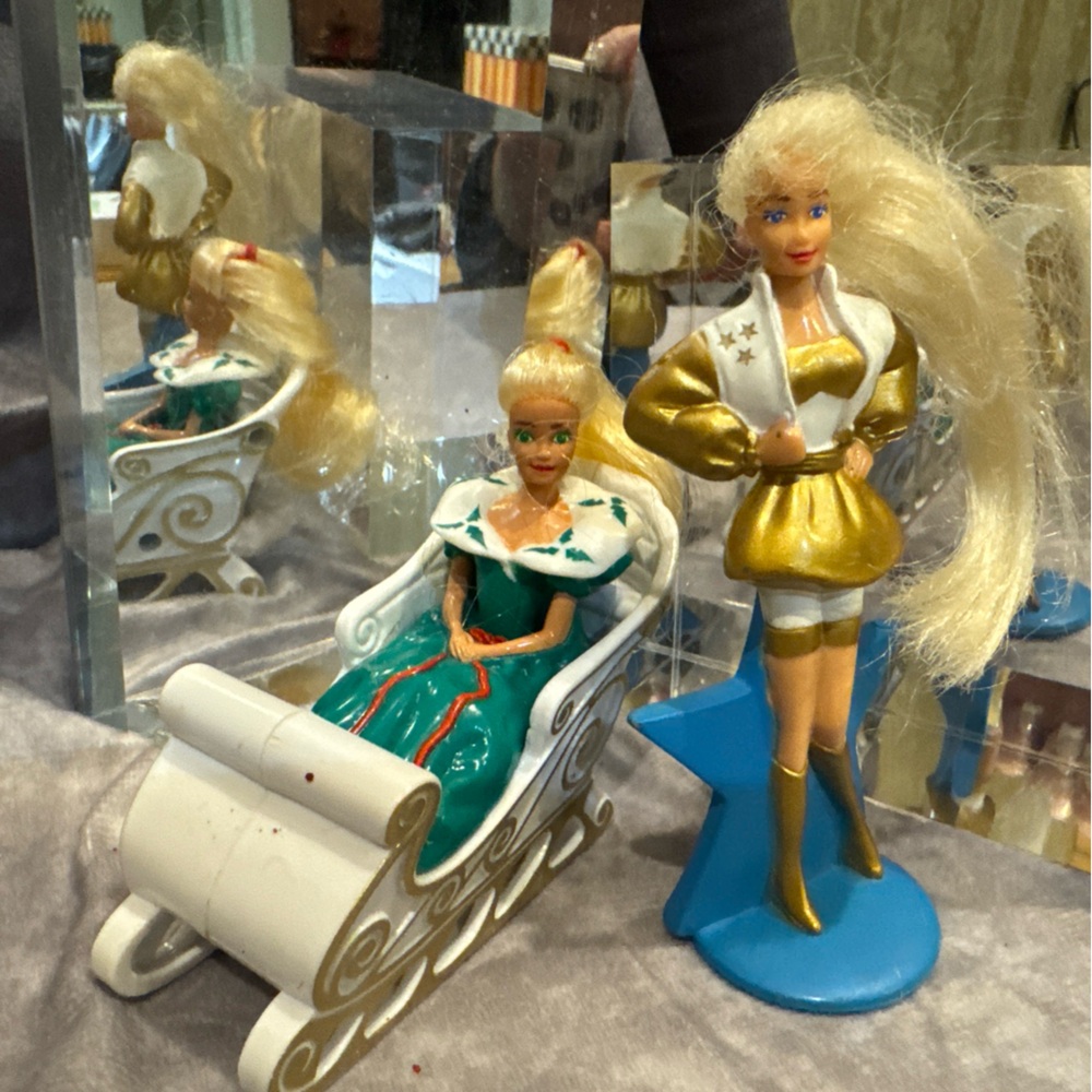 Barbie Christmas sleigh & Star Vintage McDonald’s